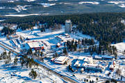 Arctura, drnarbilder, drnarfoto, flygbild, flygbilder, flygfoto, flygfoton, Jmtland, Skidstadion, stder, termos, vinter, stersund
