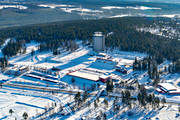 Arctura, drnarbilder, drnarfoto, flygbild, flygbilder, flygfoto, flygfoton, Jmtland, Skidstadion, stder, termos, vinter, stersund