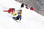 alpint, skicross, skidbacke, skidor, skidtävilng, skidåkare, skidåkning, skiercross, slalom, sport, tävling, utförsåkning, vinter