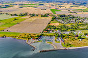 drnarbilder, drnarfoto, fiskehamn, flygbild, flygbilder, flygfoto, flygfoton, gsthamn, hamn, landskap, Skne, Sknes sydkust, Smygehamn, smbtshamn, sommar