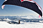 diverse, fallskrm, fjll, flyg, natur, skrm, skrmflyg, sport, vinter, ventyr