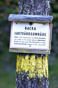 allmnjakt, Backa, hundfrbud, jakt, jaktvrdsomrde, skylt