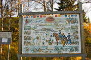 Duved, Jmtland, karoliner, karolinermonument, karolinermonumentet, millestgrden, monument, sevrdheter, skylt, skyltar
