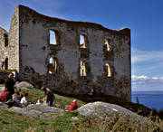 borg, borgruin, Braehus, Brahehus, fornminne, fornminnen, forntid, gammal, Grnna, kultur, ruin, slottsruin, vttern