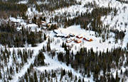 anlggningar, drnarbilder, drnarfoto, flygbild, flygbilder, flygfoto, flygfoton, Jmtland, landskap, nedfarter, skidanlggning, skidbackar, skidort, Snnestvallen, Trillevallen, vinter