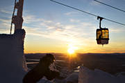 anlggningar, gondolen, Jmtland, kvll, samhllen, sol, solnedgng, utsikt, re, redalen, reskutan