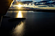 drnarbilder, drnarfoto, flygbild, flygbilder, flygfoto, flygfoton, Jmtland, kvll, kvllsljus, landskap, skymning, solnedgng, sommar, nnsjn