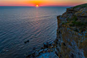 Gotland, hav, havet, havsband, havsstrand, himmel, klippor, kvllsljus, landskap, romantik, romantiskt, skymning, solnedgng, sommar, sommarnatt, Stora Karls, strand, stmning, stmningsbild, stmningsbilder, rstid, rstider