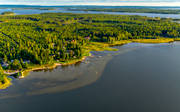 Bottenviken, Boviksudden, byggnader, drnarbilder, drnarfoto, flygbild, flygbilder, flygfoto, flygfoton, landskap, Norrbotten, Pite, Pite skrgrd, Renn, sommar, sommarstugor, stugor