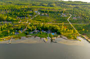 Bottenviken, Boviksudden, byggnader, drnarbilder, drnarfoto, flygbild, flygbilder, flygfoto, flygfoton, landskap, Norrbotten, Pite, Pite skrgrd, Renn, sommar, sommarstugor, stugor
