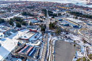 Arctura, drnarbilder, drnarfoto, flygbild, flygbilder, flygfoto, flygfoton, Jmtland, Skidstadion, Stadsdel Norr, stder, vinter, stersund