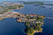 Bergnsbron, drnarbilder, drnarfoto, flygbild, flygbilder, flygfoto, flygfoton, Lule, Norra fjrden, Norra hamnen, Norrbotten, sommar, Stadsviken, stder