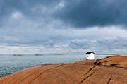 Bohusln, ensam, enslig, fyrhus, hav, himmel, horisont, hus, klippor, kust, landskap, natur, sommar, stugor, Stngehuvud, rstider, de