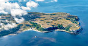 drnarbilder, drnarfoto, flygbild, flygbilder, flygfoto, flygfoton, fyr, Fyrbyn, Gotland, Hien, Karlsarna, landskap, Millsnabb, Mormorberget, Norderhamn, Rnnudden, sommar, Stora Karls, Vsterberget