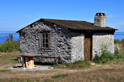 bulhus, byggnad, forntid, gammal, Gotland, hav, kultur, Mosebod, stenhus, Stora Karls, stuga, stugor