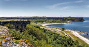 byggnad, byggnader, byggnationer, fyr, fyrhus, fyrplats, Gotland, hav, havet, havsband, havsstrand, klippa, klippor, kultur, Norderhamn, sommar, Stora Karls