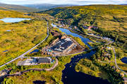 Coop, drnarbild, drnarbilder, drnarfoto, Eurocash, flygbild, flygbilder, flygfoto, flygfoton, grnshandel, Jmtland, samhllen, sommar, storlien