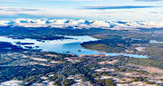 drnarbild, drnarbilder, drnarfoto, flygbild, flygbilder, flygfoto, flygfoton, Henan, Hrjedalen, hst, landskap, Lunndrrsfjllen, Storsjn, Stordrren, vinter, ster-Henan