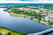 camping, drnarbilder, drnarfoto, festival, flygbild, flygbilder, flygfoto, flygfoton, Jmtland, Norra stranden, stad, Storsj, Storsjyran, stder, tltplats, Yran, stersund
