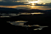 Anaris, Anarisfjllen, drnarbilder, drnarfoto, fjllsj, fjllsjar, flygbild, flygbilder, flygfoto, flygfoton, Jmtland, kvll, landskap, sj, sjar, skymning, sommar, Storslitingarna, stmning, stmningsbild, stmningsbilder
