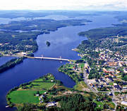 bro, drnarbilder, drnarfoto, flygbild, flygbilder, flygfoto, flygfoton, Jmtland, samhllen, Strms Vattudal, Strmsund, Strmsundsbron, Vattudalen