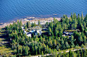drnarbilder, drnarfoto, flygbild, flygbilder, flygfoto, flygfoton, hst, stugor, Vsterbotten, Yttre Bastufjrden