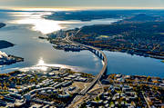 bro, drnarbilder, drnarfoto, flygbild, flygbilder, flygfoto, flygfoton, hst, Medelpad, stder, Sundsvall, Sundsvallsbron