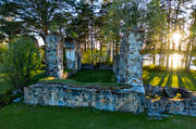 anlggningar, byggnationer, drnarbild, drnarbilder, drnarfoto, flygbild, flygbilder, flygfoto, flygfoton, forntid, Jmtland, kastal, kultur, kyrkoruin, ruin, ruiner, Sunne