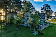 anlggningar, byggnationer, drnarbild, drnarbilder, drnarfoto, flygbild, flygbilder, flygfoto, flygfoton, forntid, Jmtland, kastal, kultur, kyrkoruin, ruin, ruiner, Sunne