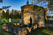 anlggningar, byggnationer, drnarbild, drnarbilder, drnarfoto, flygbild, flygbilder, flygfoto, flygfoton, forntid, Jmtland, kastal, kultur, kyrkoruin, ruin, ruiner, Sunne