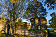 anlggningar, byggnationer, drnarbild, drnarbilder, drnarfoto, flygbild, flygbilder, flygfoto, flygfoton, forntid, Jmtland, kastal, kultur, kyrkoruin, ruin, ruiner, Sunne