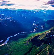 drnarbilder, drnarfoto, fjll, flygbild, flygbilder, flygfoto, flygfoton, landskap, lappland, Padjelanta, Rivkonjunnje, sommar, svenska fjllen, Tarradalen, Tarratno, vattendrag