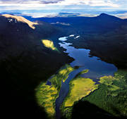 drnarbilder, drnarfoto, flygbild, flygbilder, flygfoto, flygfoton, kvll, landskap, lappland, nationalparker, sarek, sommar, Tarradalen, Tarraure, Tarratno, rstid, rstider