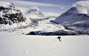 Bielloriehppe, fjll, fjllbranter, fjllnatur, fjllturism, fjllturist, fjllturister, fritid, Lddepakte, natur, Rapadalen, Rapaselet, Rovdjurstorget, sarek, Sarek nationalpark, Sarekfjll, skidor, skidkning, sn, telemark, telemarksvng, Tielma, turkare, turkning, vinterbild, vinterfjll, vinterlandskap, rstid, rstider