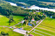anlggningar, byggnader, Chulalongkorn, Chulalongkorns, drnarbilder, drnarfoto, flygbild, flygbilder, flygfoto, flygfoton, Jmtland, jmtlandsbilder, Kung Chulalongkorn, paviljong, paviljongen, sevrdhet, sevrdheter, tempel, Thailndska, Thaipaviljongen, Utanede