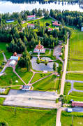 anlggningar, byggnader, Chulalongkorn, Chulalongkorns, drnarbilder, drnarfoto, flygbild, flygbilder, flygfoto, flygfoton, Jmtland, jmtlandsbilder, Kung Chulalongkorn, paviljong, paviljongen, sevrdhet, sevrdheter, tempel, Thailndska, Thaipaviljongen, Utanede