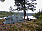 camping, fjllvandring, friluftsliv, Lilla Lvsjn, sommar, tlt, tltning, uteliv, ventyr