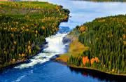 drnarbilder, drnarfoto, fall, flygbild, flygbilder, flygfoto, flygfoton, fors, Indalslven, Jmtland, landskap, sevrdhet, sevrdheter, turism, turistml, tnnforsen, Tnnsjn, vatten, vattenfall, relven