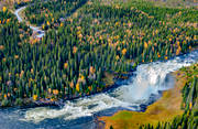drnarbilder, drnarfoto, fall, flygbild, flygbilder, flygfoto, flygfoton, fors, Indalslven, Jmtland, landskap, sevrdhet, sevrdheter, turism, turistml, tnnforsen, vatten, vattenfall, relven