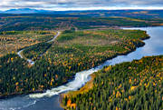 drnarbilder, drnarfoto, fall, flygbild, flygbilder, flygfoto, flygfoton, fors, Indalslven, Jmtland, landskap, sevrdhet, sevrdheter, turism, turistml, tnnforsen, vatten, vattenfall, relven