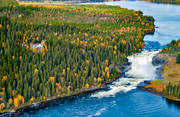 drnarbilder, drnarfoto, fall, flygbild, flygbilder, flygfoto, flygfoton, fors, Indalslven, Jmtland, landskap, sevrdhet, sevrdheter, turism, turistml, tnnforsen, vatten, vattenfall, relven
