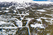 anlggningar, drnarbilder, drnarfoto, flygbild, flygbilder, flygfoto, flygfoton, Jmtland, landskap, nedfarter, skidanlggning, skidbackar, skidort, Trillevallen, vinter