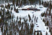 anlggningar, drnarbilder, drnarfoto, flygbild, flygbilder, flygfoto, flygfoton, Jmtland, landskap, nedfarter, skidanlggning, skidbackar, skidort, Trillevallen, vinter
