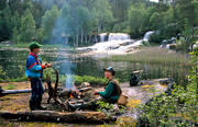 eld, fiska, fiske, Forsn, mete, sportfiske