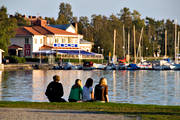 båthamn, fritid, hamnen, kultur, nutid, småbåtshamn, sommar, ungdomar, Östersund