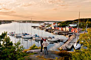 anläggningar, Bohuslän, båtar, hamn, hav, kommunikationer, kust, landskap, natur, Resö, samhällen, segelbåtar, sjöfart, sommar, vatten, årstider