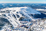 anlggningar, drnarbilder, drnarfoto, flygbild, flygbilder, flygfoto, flygfoton, Hovde, Hrjedalen, skidanlggning, skidbackar, skidort, Vemdalsskalet, vinter