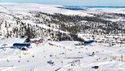 anlggningar, drnarbild, drnarbilder, drnarfoto, flygbild, flygbilder, flygfoto, flygfoton, Hrjedalen, skidanlggning, skidbackar, skidort, Vemdalsskalet, vinter