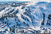 anlggningar, drnarbilder, drnarfoto, flygbild, flygbilder, flygfoto, flygfoton, Hovde, Hrjedalen, skidanlggning, skidbackar, skidort, Vemdalsskalet, vinter