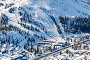 anlggningar, drnarbilder, drnarfoto, flygbild, flygbilder, flygfoto, flygfoton, Hovde, Hrjedalen, skidanlggning, skidbackar, skidort, Vemdalsskalet, vinter